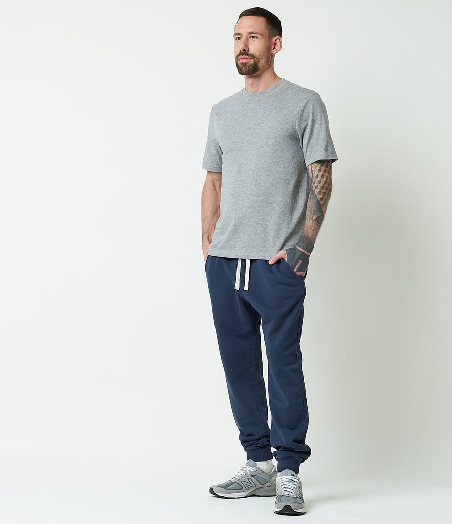 Merz Sweatpants 13 Oz Relaxed Fit Denim Blue-Men's Pants-Brooklyn-Vancouver-Yaletown-Canada