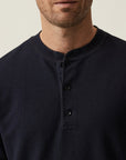 34 Heritage LS Henley Navy-Men's T-Shirts-Brooklyn-Vancouver-Yaletown-Canada