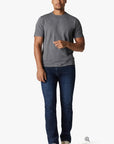 34 Heritage Slub Crew Neck Tee Winter Grey FW23-Men's T-Shirts-Yaletown-Vancouver-Surrey-Canada