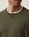 34 Heritage French Terry Crew Sweatshirt Pimento-Men's Sweatshirts-Brooklyn-Vancouver-Yaletown-Canada