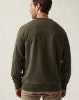 34 Heritage French Terry Crew Sweatshirt Pimento-Men's Sweatshirts-Brooklyn-Vancouver-Yaletown-Canada