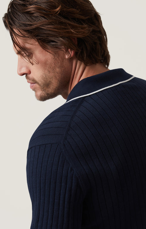 34 Heritage Polo Sweater - Navy