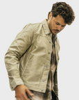 Kato The Blade JK Moleskin Jacket Beige-Men's Jackets-Brooklyn-Vancouver-Yaletown-Canada