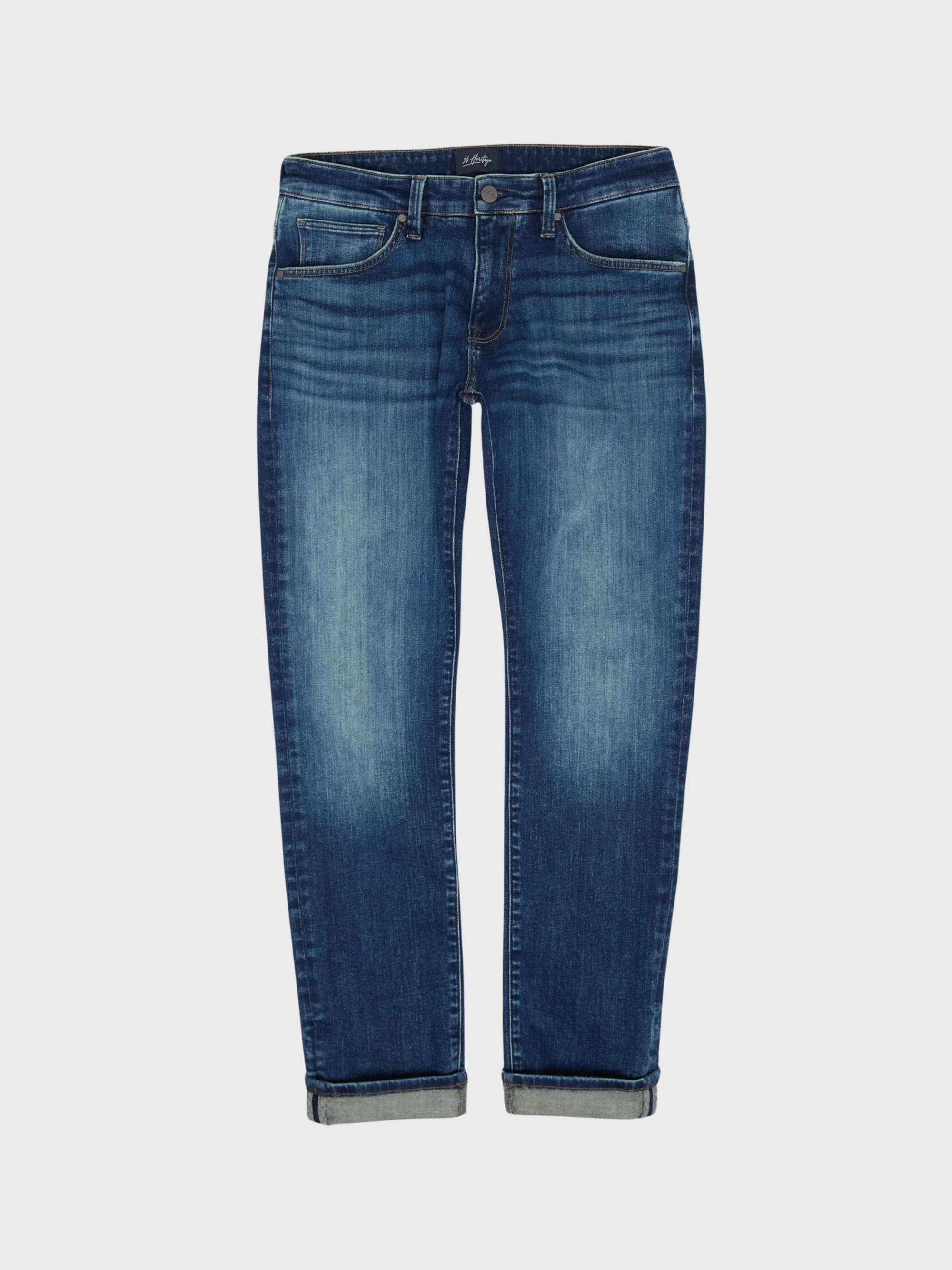 34 Heritage Denim Cool Organic Foggy Indigo-Men's Denim-Brooklyn-Vancouver-Yaletown-Canada