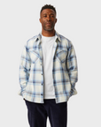 Peregrine Jacket Blunt Overshirt Blue Check-Men's Jackets-Brooklyn-Vancouver-Yaletown-Canada