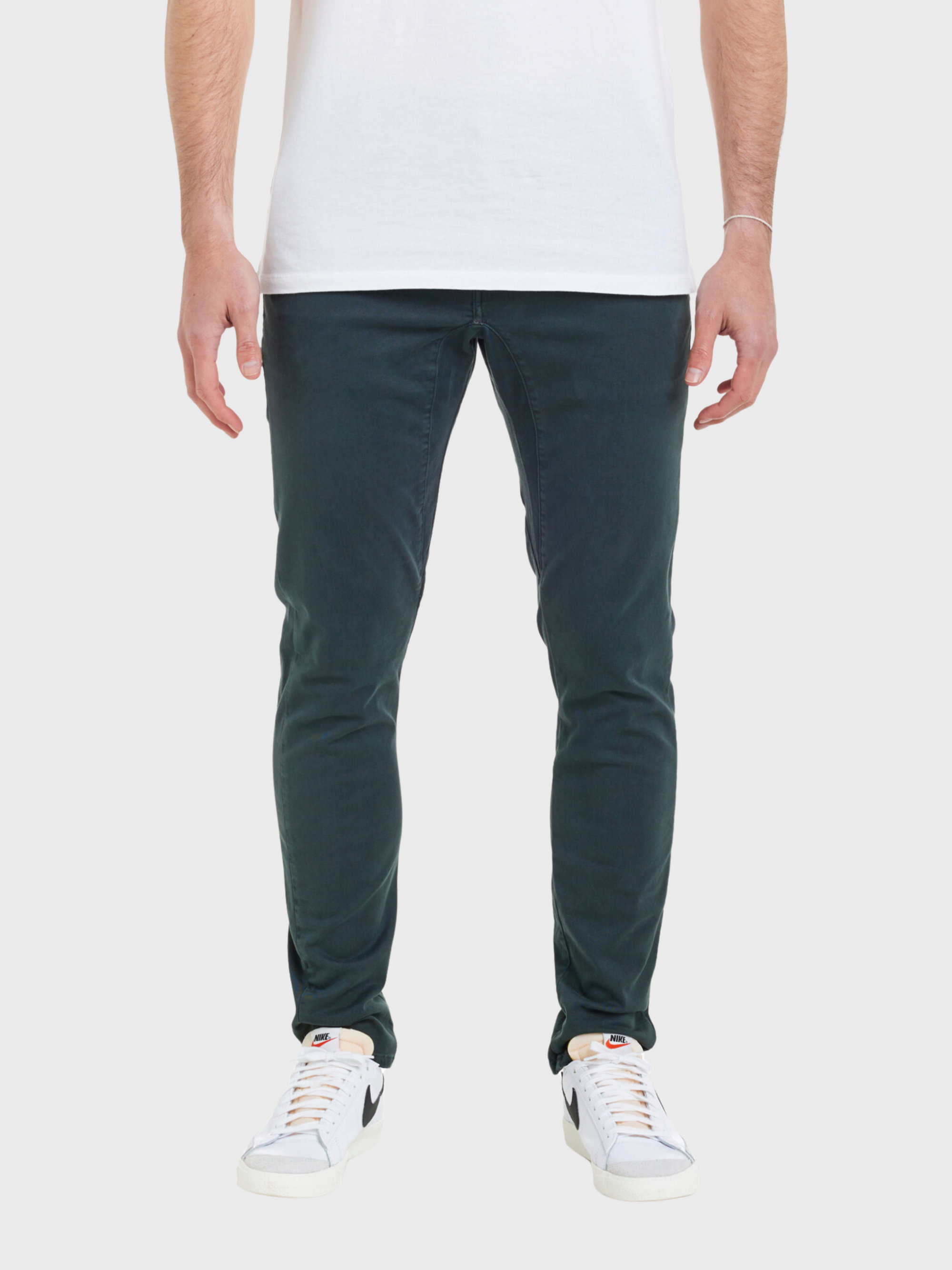 Pullin Pants Dening Chino Deep Forest-Men's Pants-Brooklyn-Vancouver-Yaletown-Canada