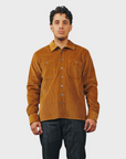 Outclass Shirt Corduroy Overshirt Mustard-Men's Shirts-S-Brooklyn-Vancouver-Yaletown-Canada