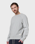 Merz Sweatshirt 10.6 Oz Relaxed Fit Grey Melange-Men's Sweatshirts-Brooklyn-Vancouver-Yaletown-Canada