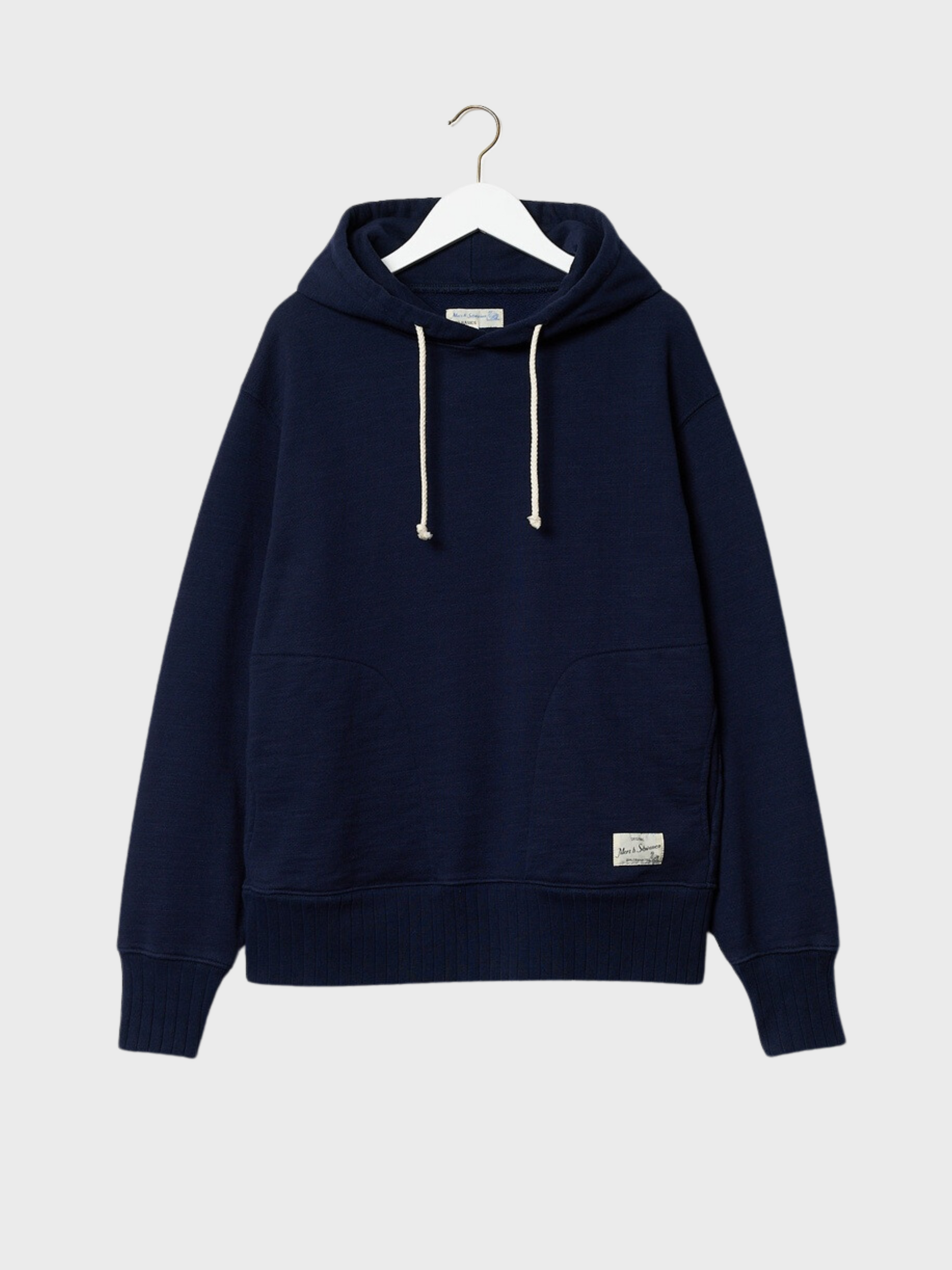 Merz Hoodie 19 Oz Relaxed Fit Dark Navy-Men's Sweatshirts-Brooklyn-Vancouver-Yaletown-Canada