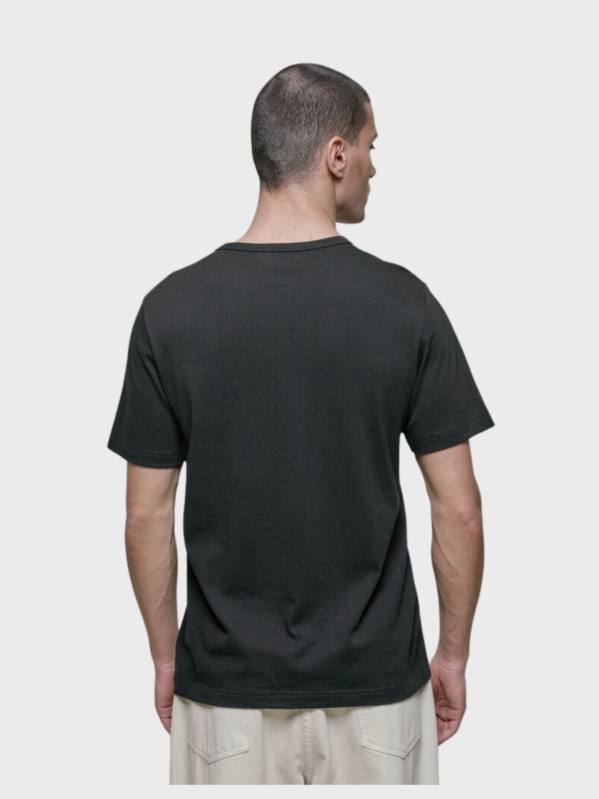 Merz T Shirt 5.5 Oz Classic Fit Deep Black-Men&#39;s T-Shirts-Brooklyn-Vancouver-Yaletown-Canada