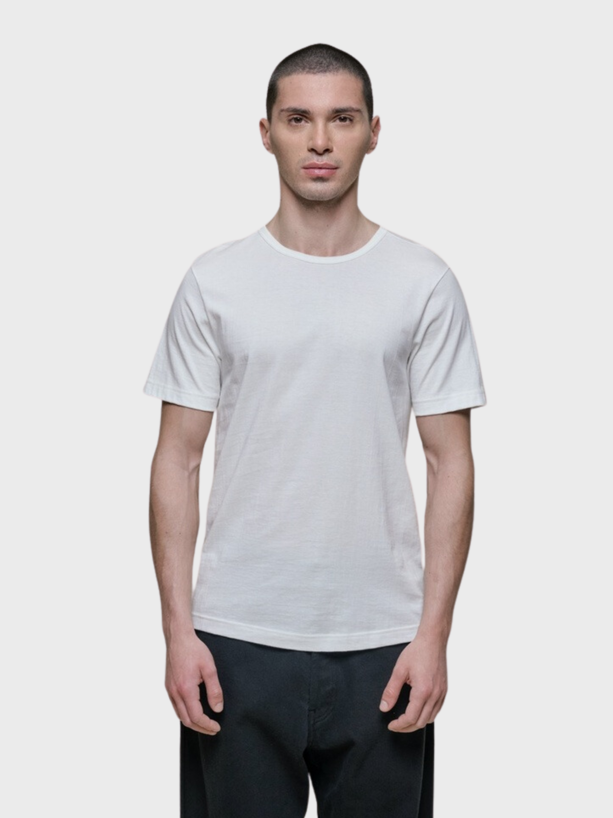 Merz T Shirt 5.5 Oz Classic Fit White-Men's T-Shirts-Brooklyn-Vancouver-Yaletown-Canada