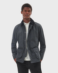 Barbour Coat Ashby Wax Grey-Men's Coats-Brooklyn-Vancouver-Yaletown-Canada