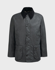 Barbour Coat Ashby Wax Grey-Men's Coats-Brooklyn-Vancouver-Yaletown-Canada