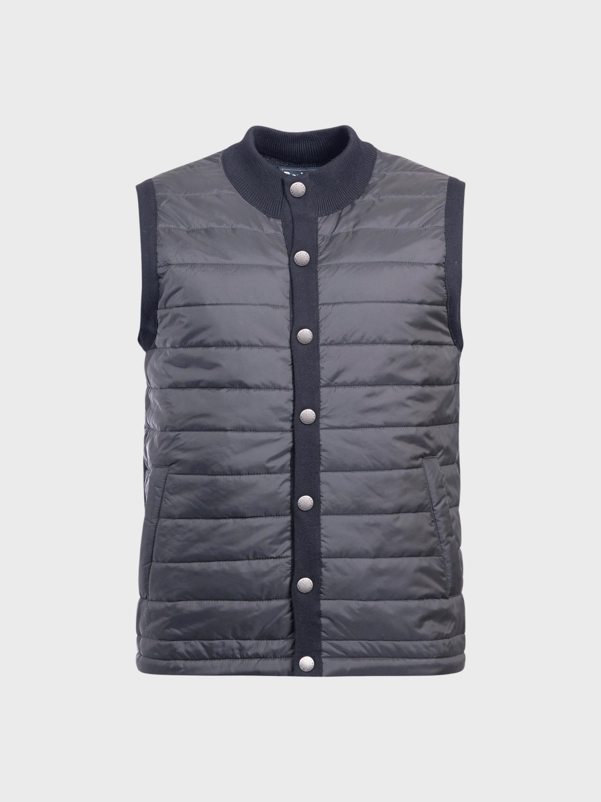 Barbour Jacket Essential Gilet Charcoal-Men's Jackets-Brooklyn-Vancouver-Yaletown-Canada