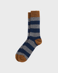 Barbour Accessories Houghton Striped Socks Grey Asphalt-Men's Accessories-Brooklyn-Vancouver-Yaletown-Canada