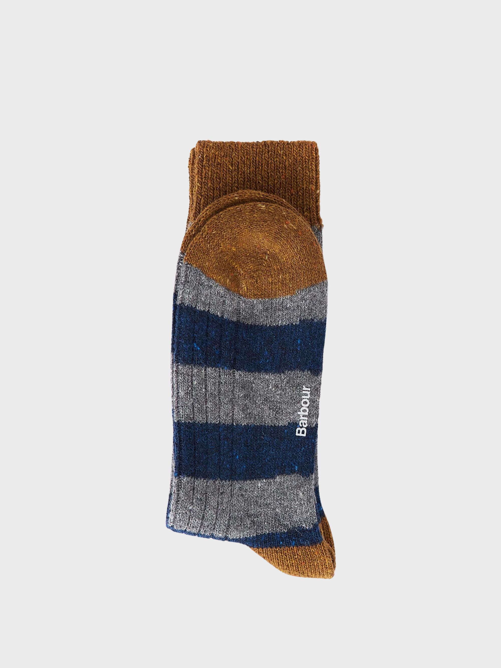 Barbour Accessories Houghton Striped Socks Grey Asphalt-Men's Accessories-Brooklyn-Vancouver-Yaletown-Canada