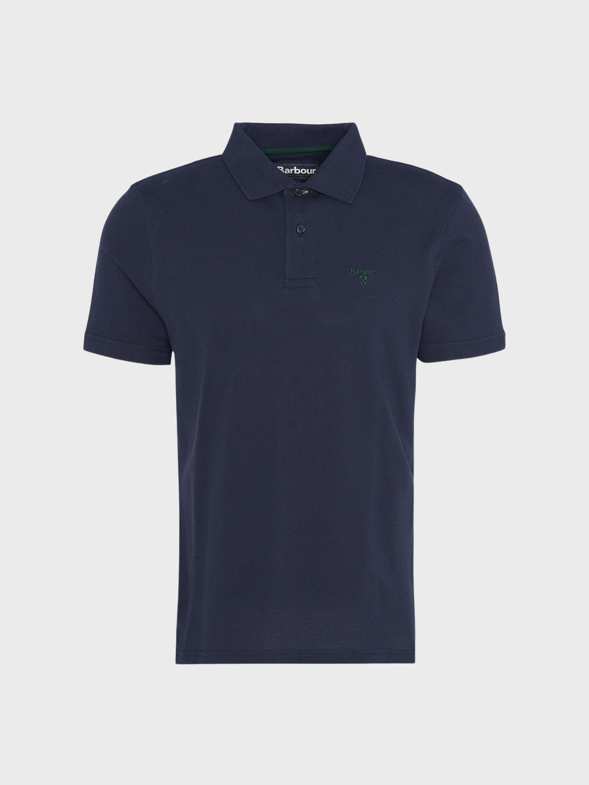 Barbour Tee Shirt Lightweight Polo Navy-Men's T-Shirts-Brooklyn-Vancouver-Yaletown-Canada