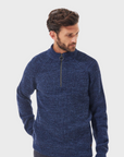 Barbour Sweater Horseford Half Zip Navy-Men's Sweaters-Brooklyn-Vancouver-Yaletown-Canada