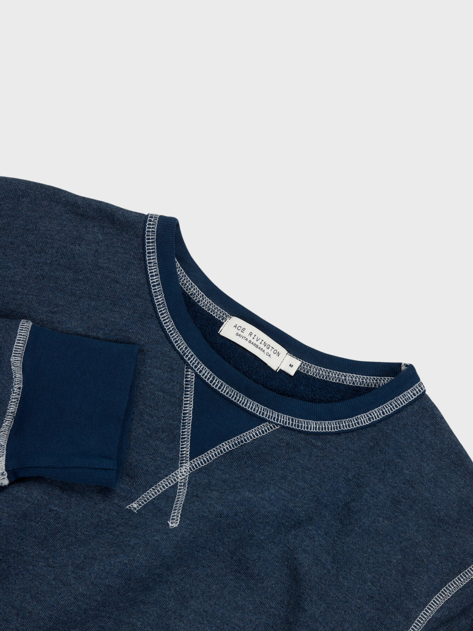 Ace Rivington Vintage Sweatshirt Navy Heather-Men's Sweatshirts-Brooklyn-Vancouver-Yaletown-Canada