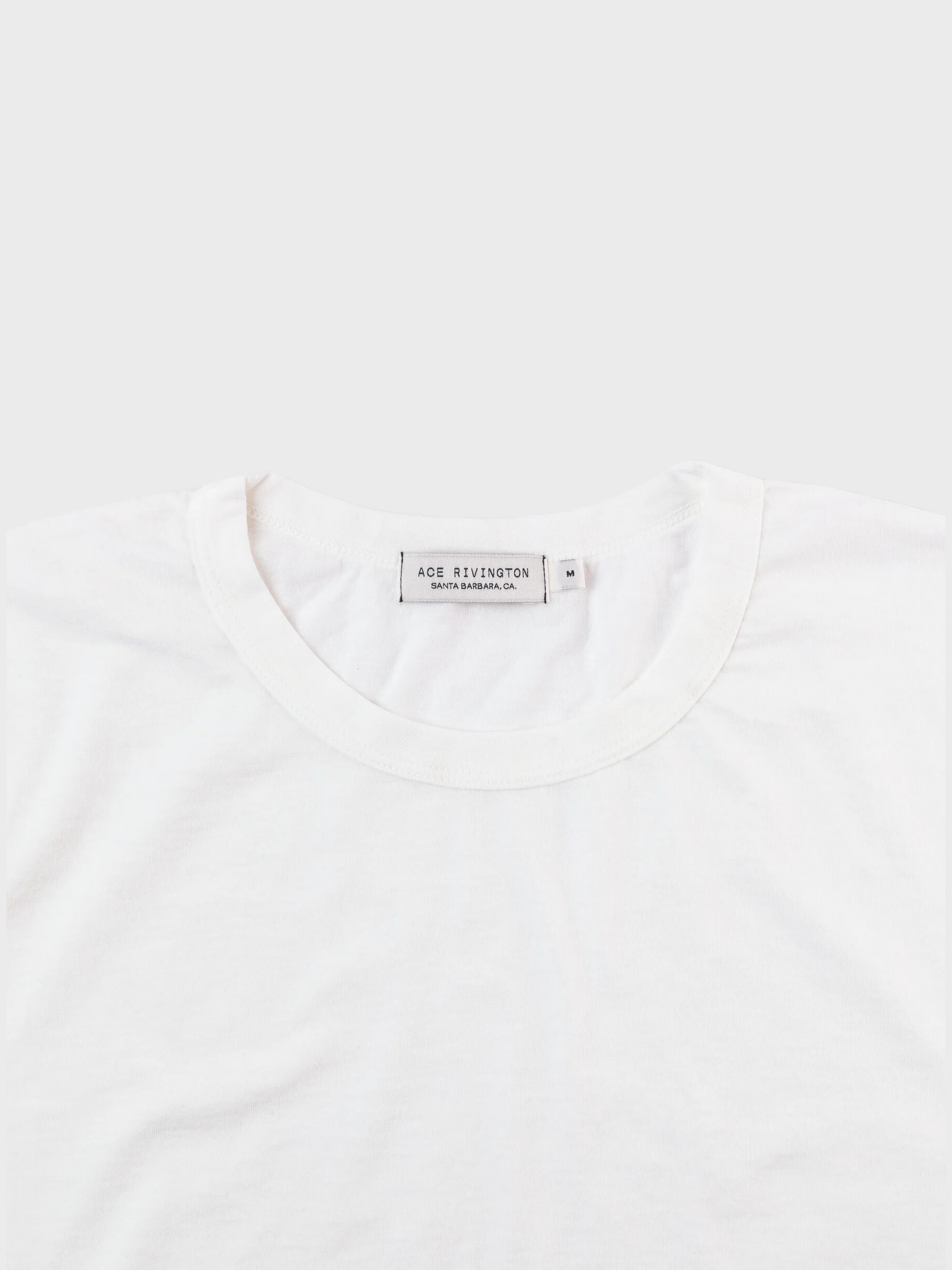 Ace Rivington Supima T Shirt SS Chalk-Men's T-Shirts-Brooklyn-Vancouver-Yaletown-Canada