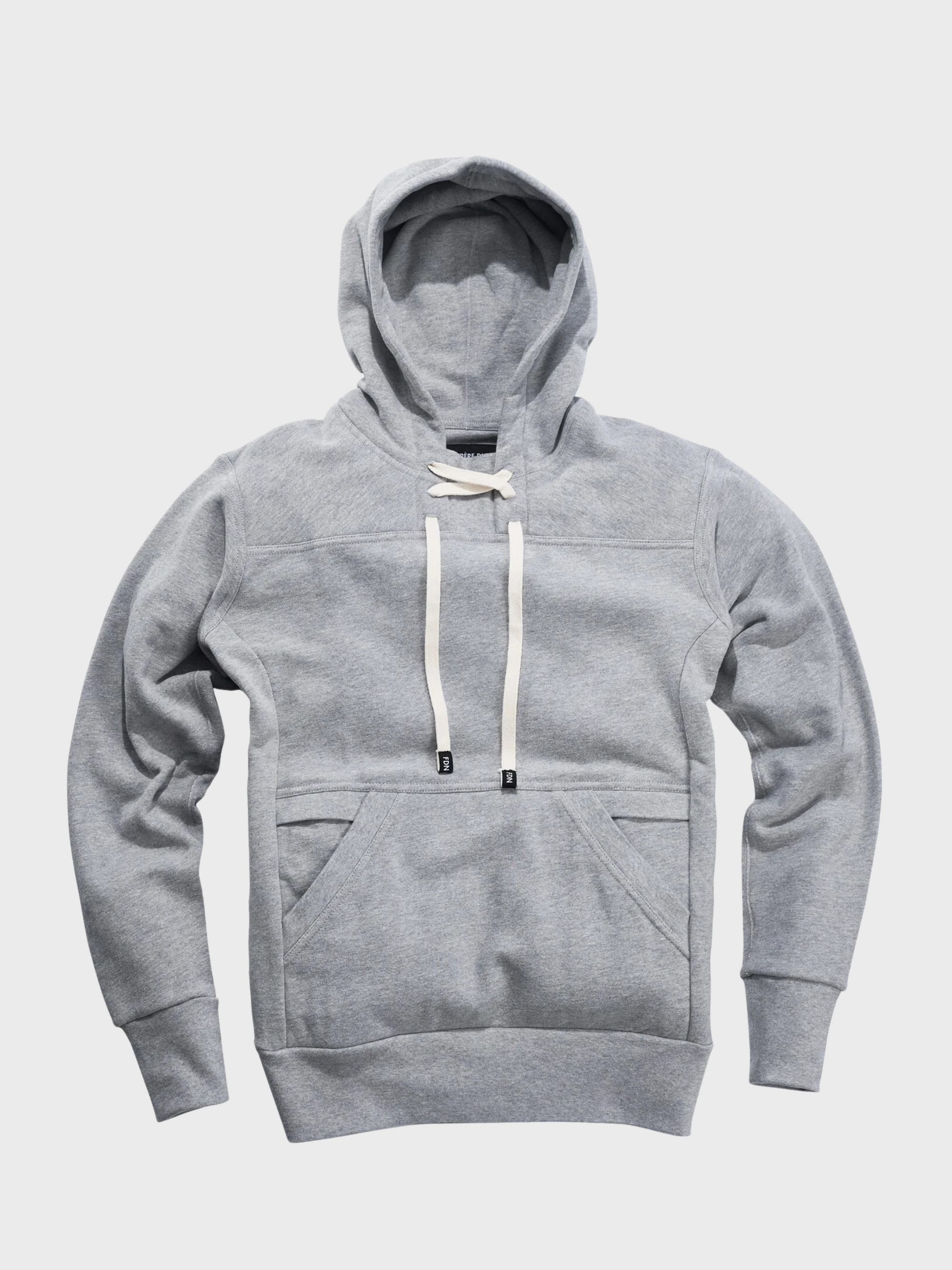 Frere Du Nord Winter Pullover Hoodie Heather Grey-Men's Sweatshirts-Brooklyn-Vancouver-Yaletown-Canada