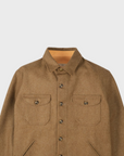 Dehen Over Shirt Crissman Dark Tan Mix FW24-Men's Jackets-Brooklyn-Vancouver-Yaletown-Canada