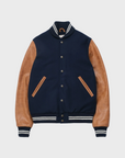 Dehen Varsity Jacket Dark Navy FW24-Men's Coats-Brooklyn-Vancouver-Yaletown-Canada