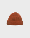 Dehen Wool Knit Watch Cap Burnt Orange FW24-Men's Accessories-Brooklyn-Vancouver-Yaletown-Canada