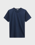 Easy Mondays Crew Neck SS Cotton T-Shirt Navy-Men's T-Shirts-Brooklyn-Vancouver-Yaletown-Canada