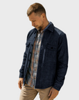 Kato The Anvil Shirt JK WFace Denim Dark Indigo-Men's Jackets-Brooklyn-Vancouver-Yaletown-Canada