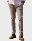 Kato The Axe Chino Denit Sand Beige-Men's Pants-Brooklyn-Vancouver-Yaletown-Canada