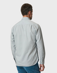 34 Heritage Luxe Twill Shirt Pearl Blue-Men's Shirts-Brooklyn-Vancouver-Yaletown-Canada