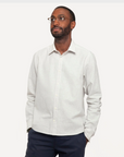 18Waits Long Sleeve Dylan White Linen SS24-Men's Shirts-Medium-Brooklyn-Vancouver-Yaletown-Canada