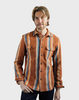 Kato Jacket The Brace LS 11 Oz Loose Weave Baja Brown-Men's Jackets-S-Brooklyn-Vancouver-Yaletown-Canada