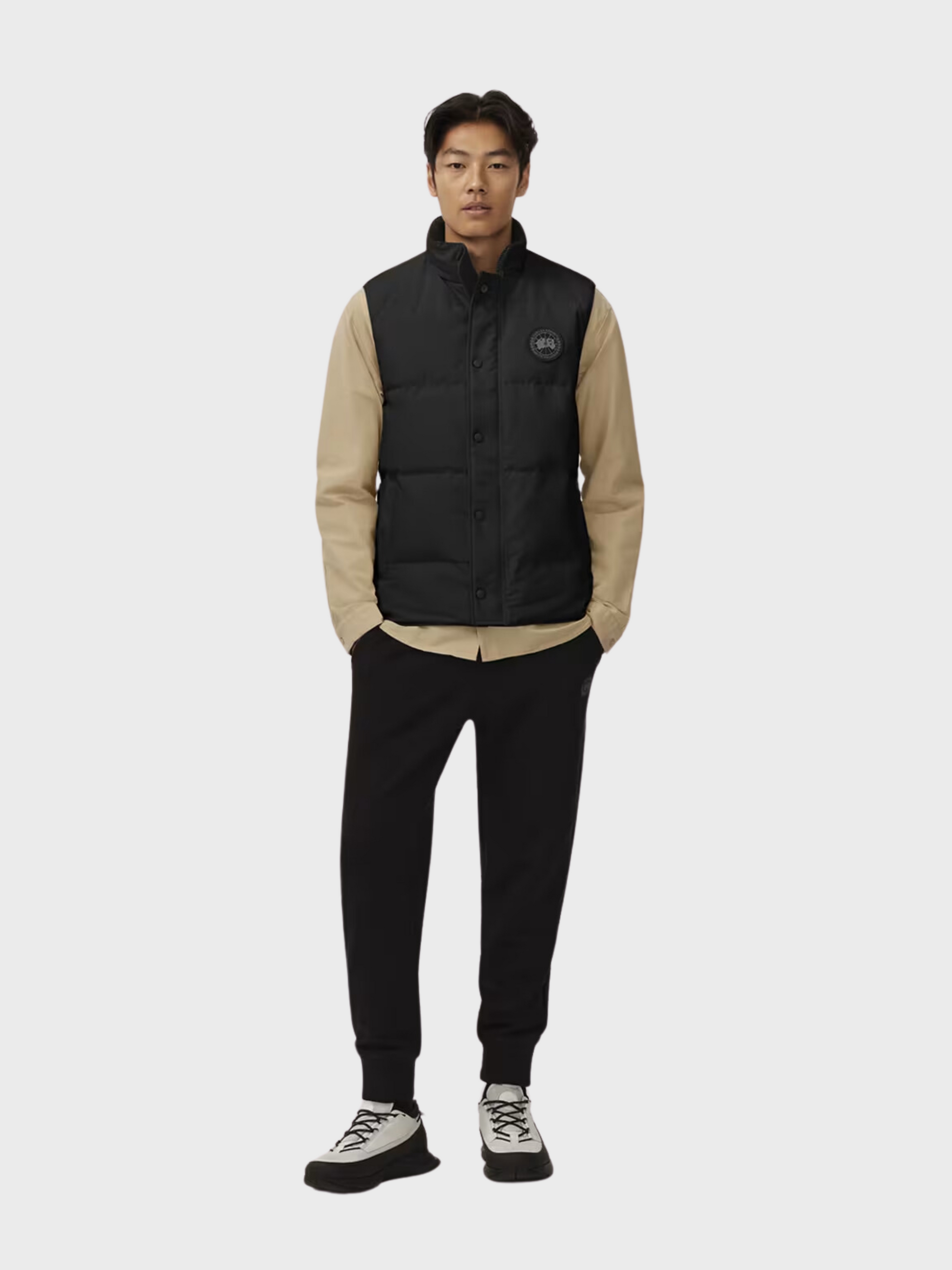 Canada Goose Mens Garson Black Label Vest Black SS24-Men&#39;s Jackets-Brooklyn-Vancouver-Yaletown-Canada