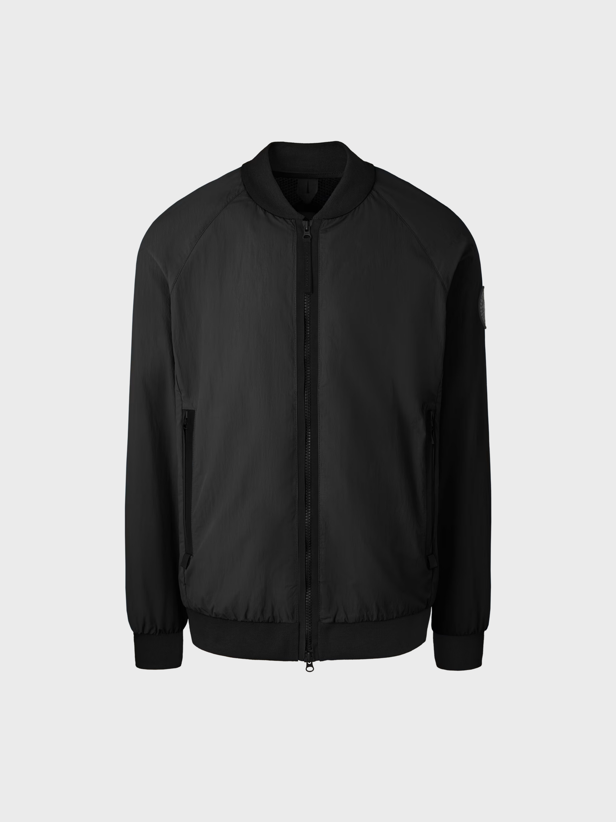 Canada Goose Faber Black Disc Bomber Black SS24-Men's Coats-Brooklyn-Vancouver-Yaletown-Canada