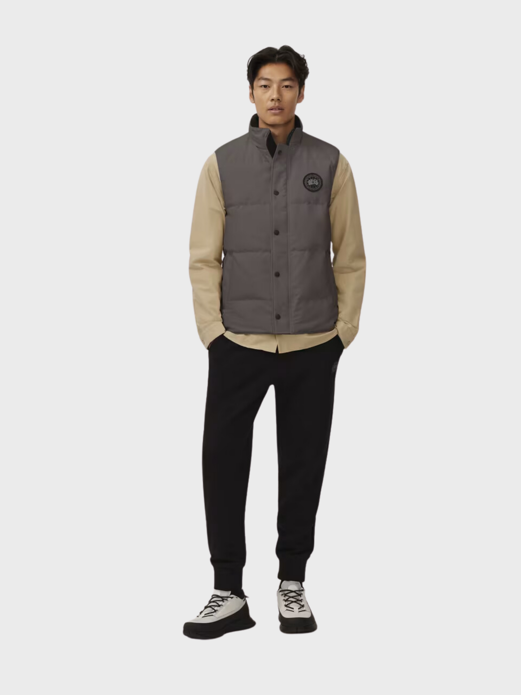 Canada Goose Mens Garson Black Label Vest Coastal Grey SS24-Men&#39;s Jackets-S-Brooklyn-Vancouver-Yaletown-Canada