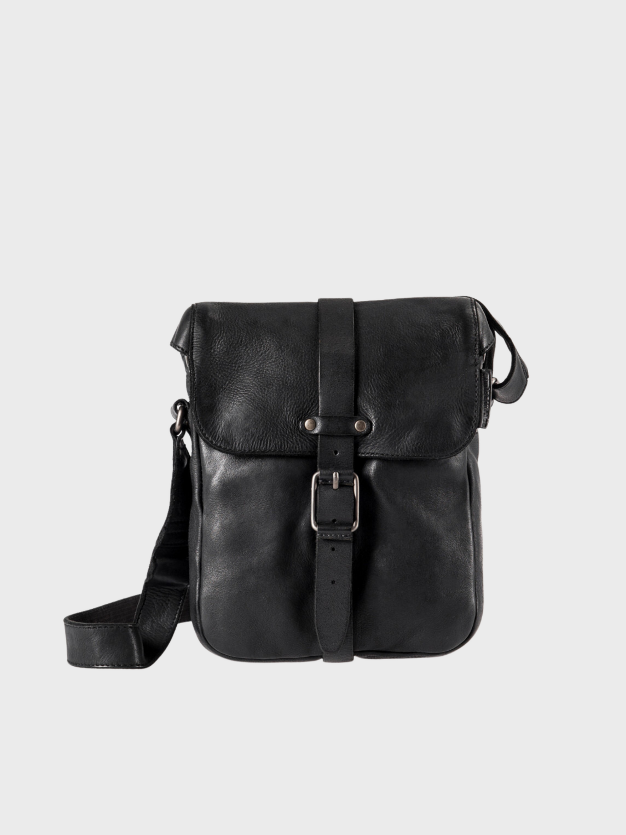 Aunts & Uncles Bags Goatee Crossover Bag Charcoal Black-Men's Bags-Brooklyn-Vancouver-Yaletown-Canada