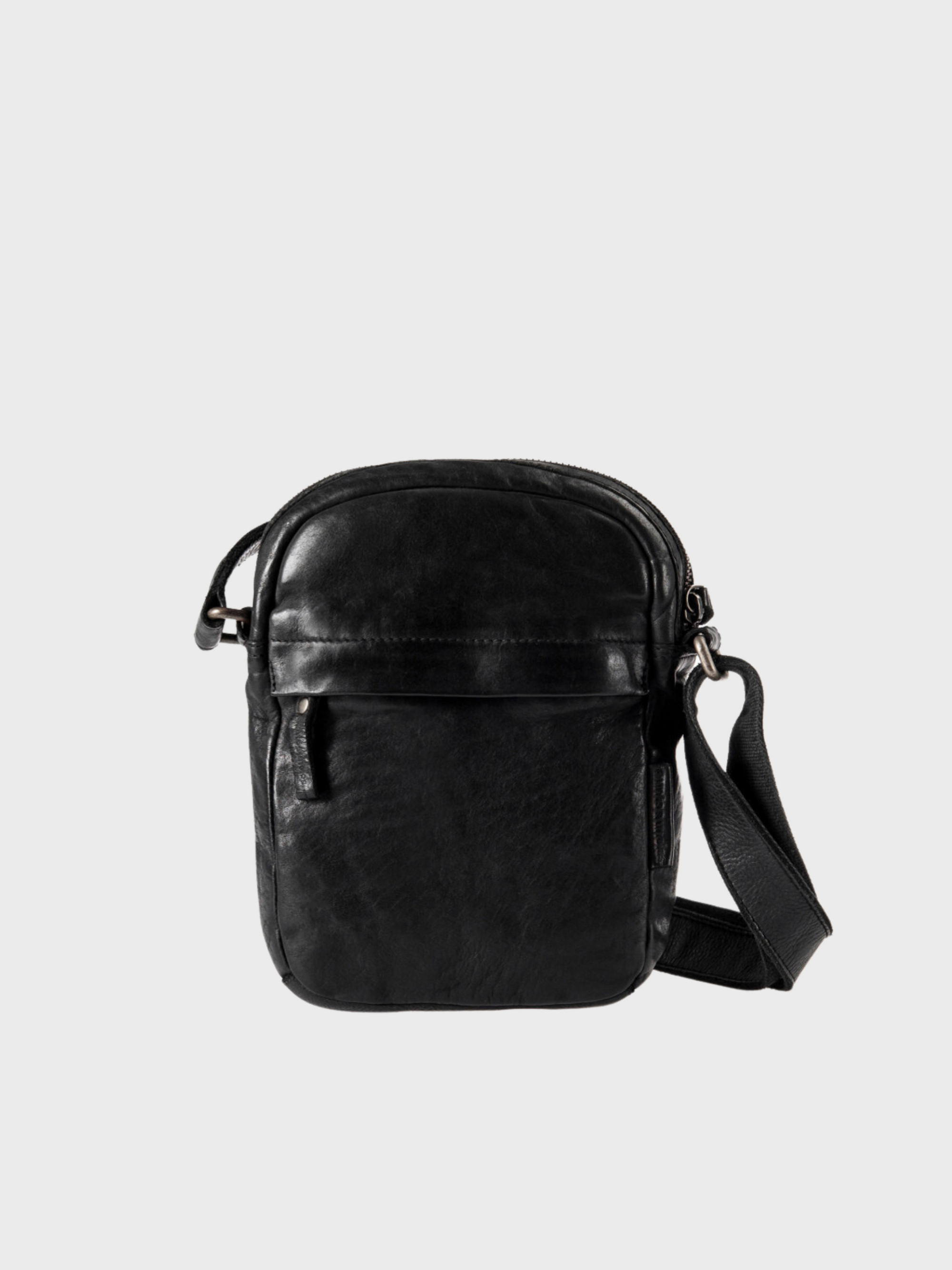 Aunts & Uncles Bags Van Dyke Crossover Bag Charcoal Black-Men's Bags-Brooklyn-Vancouver-Yaletown-Canada