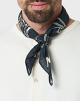 Merz Accessories Cotton Bandana Charcoal-Men's Accessories-Brooklyn-Vancouver-Yaletown-Canada