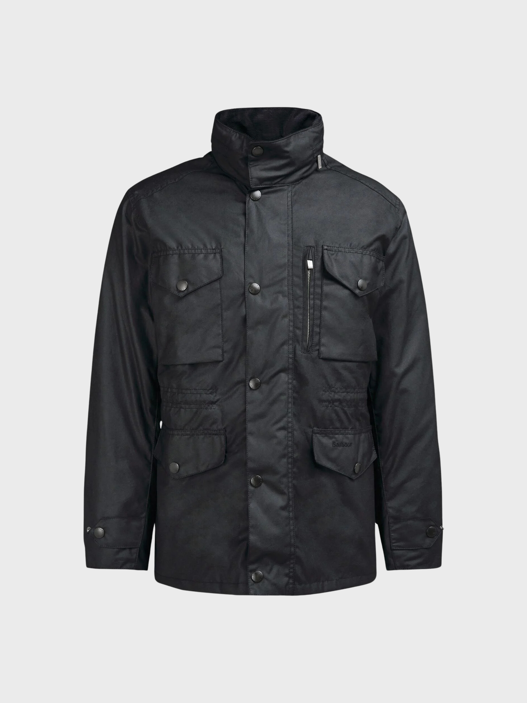 Barbour Coat Sapper Wax Black