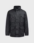 Barbour Coat Sapper Wax Black-Men's Coats-Brooklyn-Vancouver-Yaletown-Canada