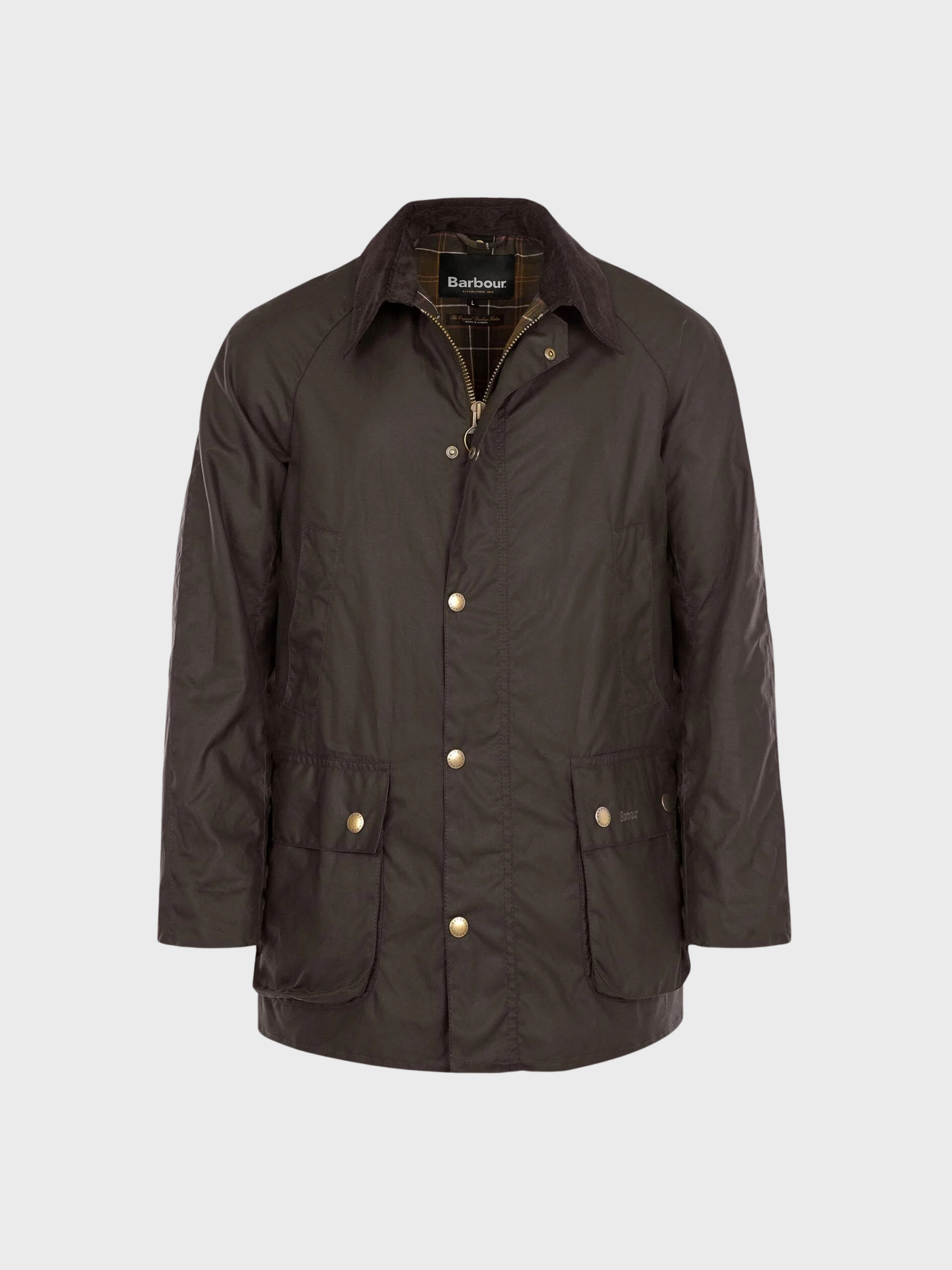 Barbour Coat Ashby Wax Mid Olive-Men's Coats-Brooklyn-Vancouver-Yaletown-Canada