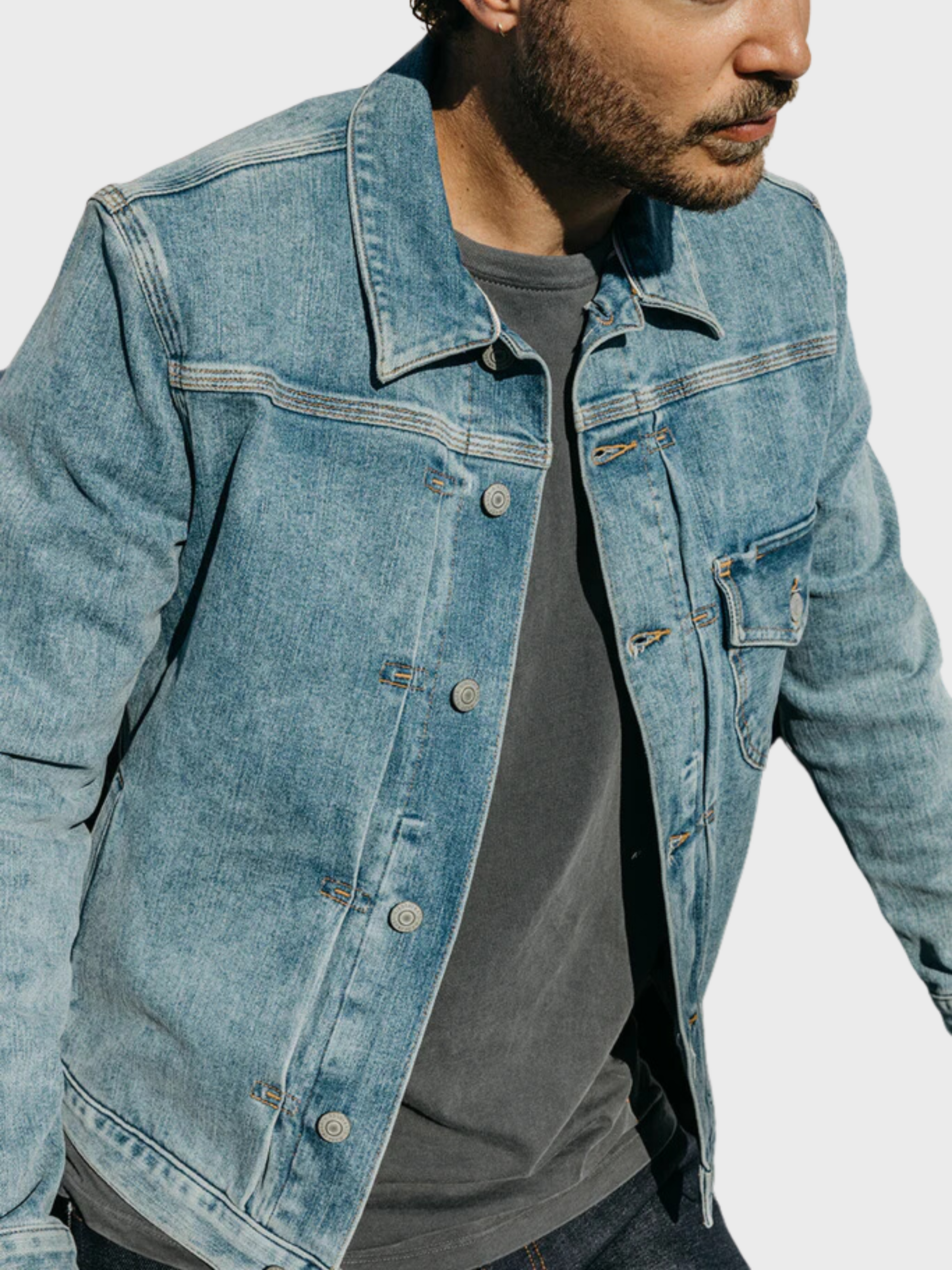 Kato The Blade 10.5 Oz Jean Jacket Jimmy Indigo-Men&#39;s Jackets-Brooklyn-Vancouver-Yaletown-Canada