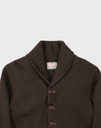 Dehen Shawl Sweater Coat 2.0 Brown FW24-Men's Sweaters-Brooklyn-Vancouver-Yaletown-Canada