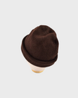 Dehen Wool Knit Watch Cap Brown FW24-Men's Accessories-Brooklyn-Vancouver-Yaletown-Canada