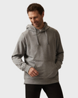 34 Heritage French Terry Hoodie Grey Melange-Men's Sweatshirts-Brooklyn-Vancouver-Yaletown-Canada