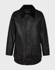 Barbour Beaufort Waxed Jacket - Black-Men's Coats-Brooklyn-Vancouver-Yaletown-Canada