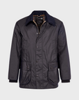 Barbour Bedale Wax Coat - Navy-Men's Coats-Brooklyn-Vancouver-Yaletown-Canada