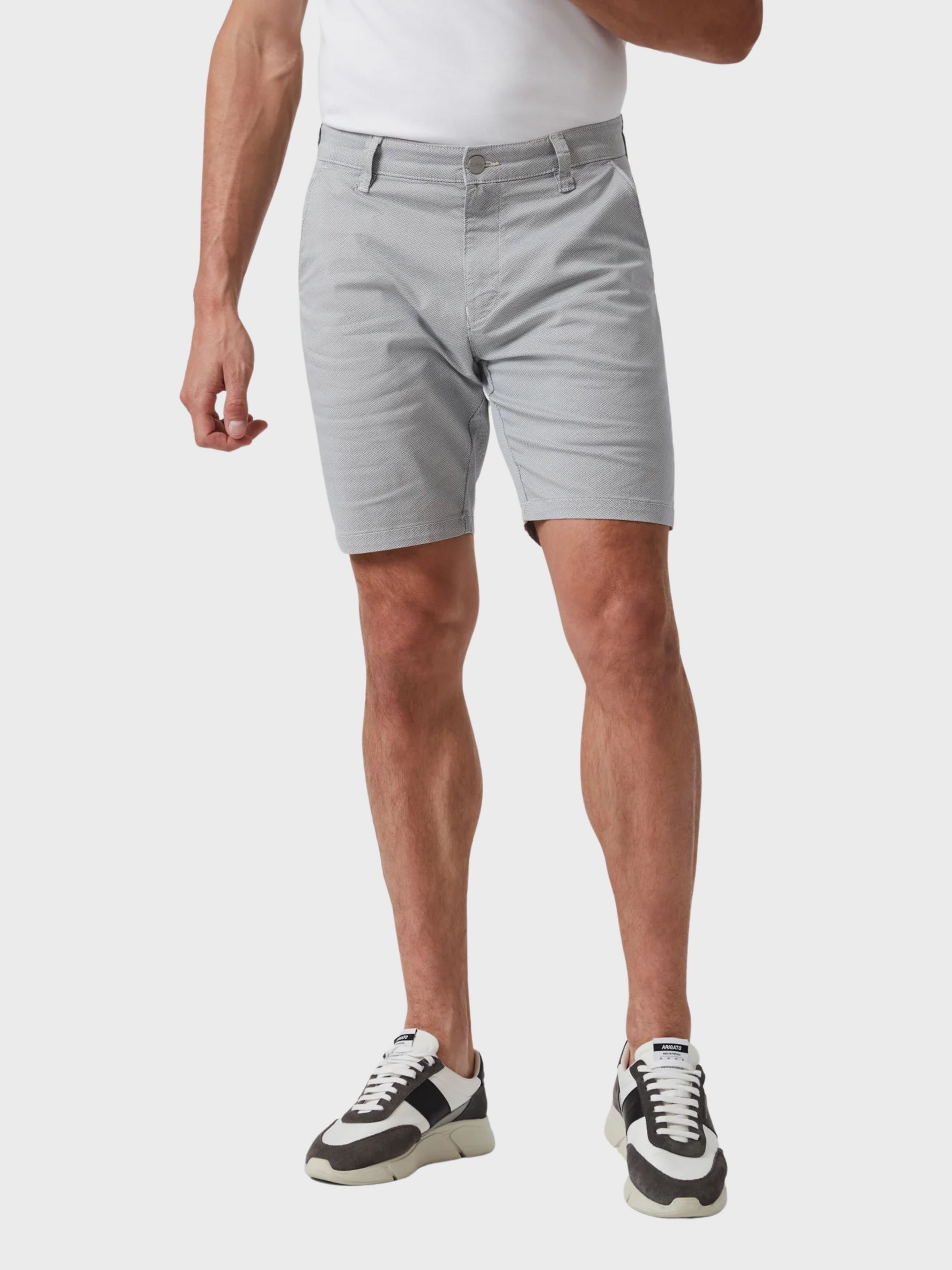 34 Heritage Arizona Tie Print Shorts - Grey-Men's Shorts-Brooklyn-Vancouver-Yaletown-Canada